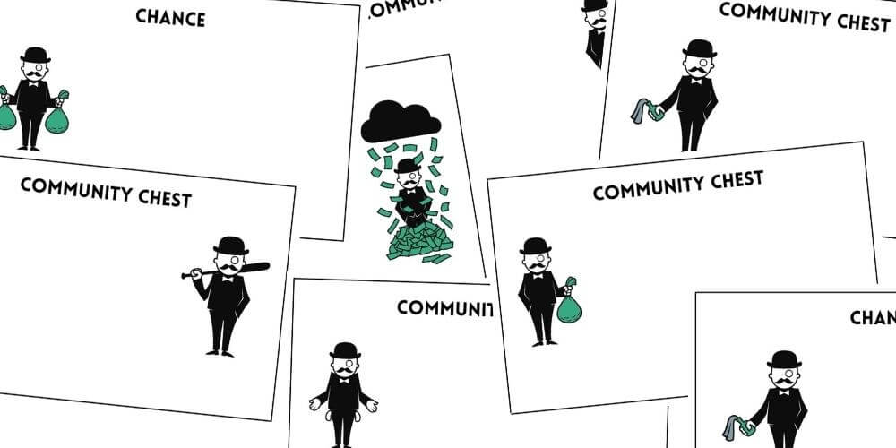 Free Monopoly Chance Community Chest Cards Printable Template Monopoly Land