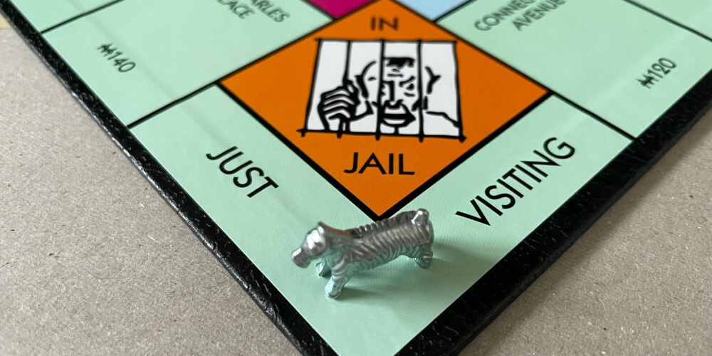 Just Visiting Space in Monopoly