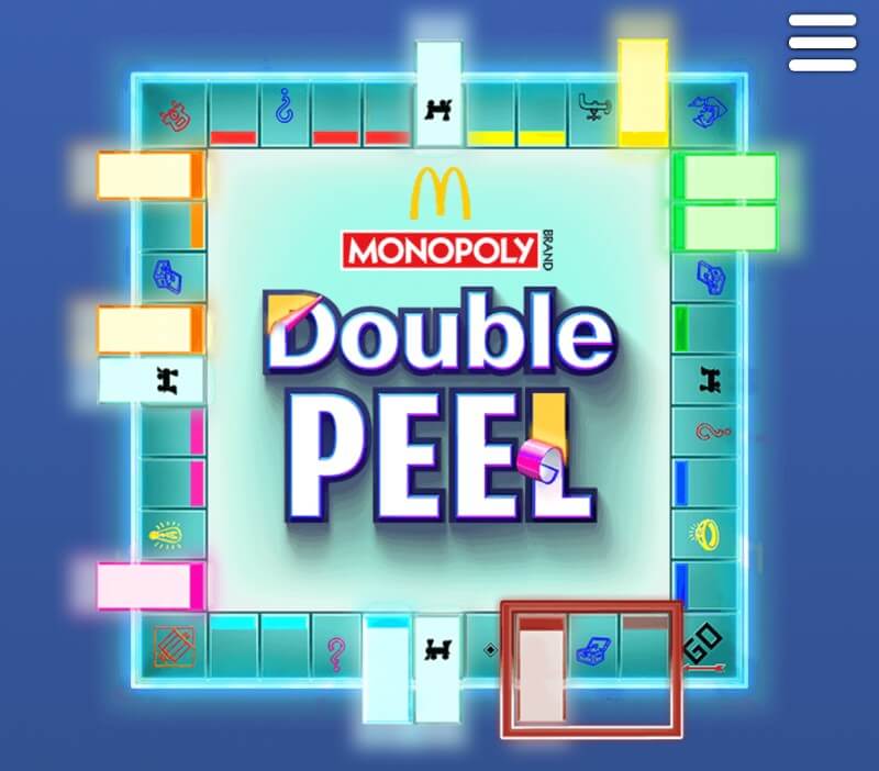 McDonalds Monopoly board 2022