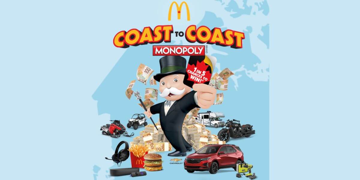 McDonalds Monopoly Canada Poster