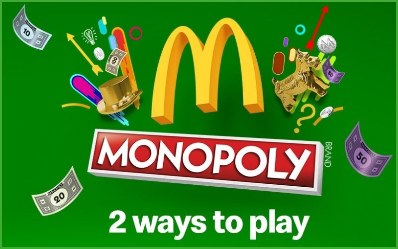 McDonalds Monopoly Ireland