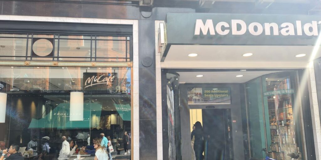 McDonalds Monopoly Ireland Restaurant