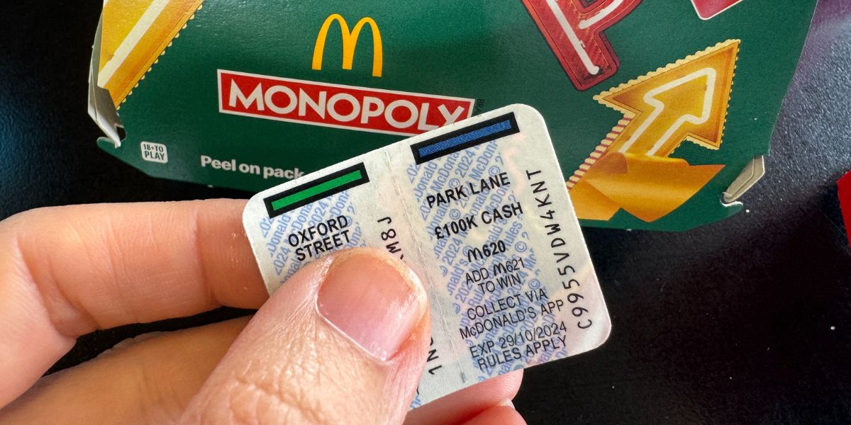 McDonalds Monopoly Park Lane