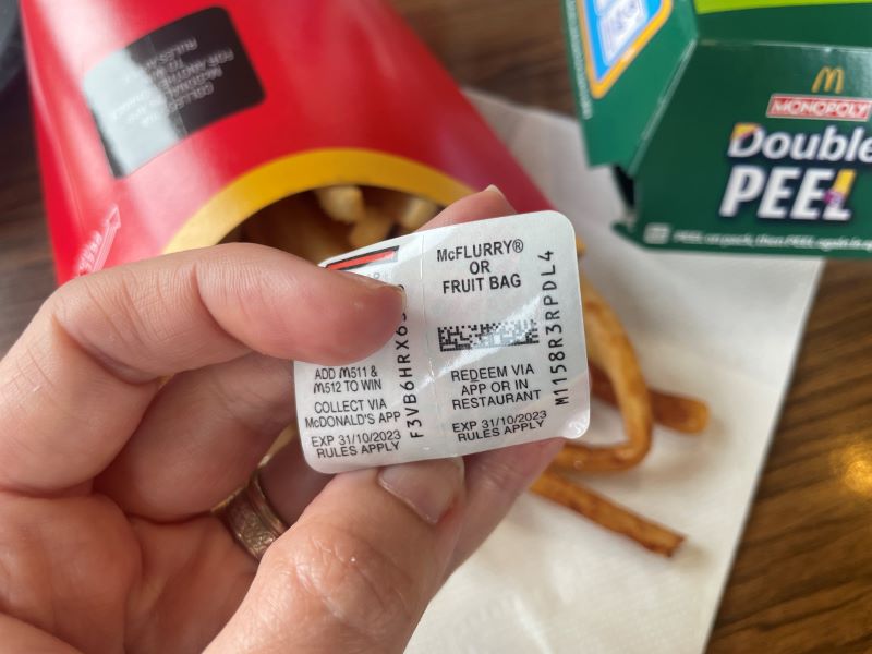 McDonalds Monopoly UK Instant Win