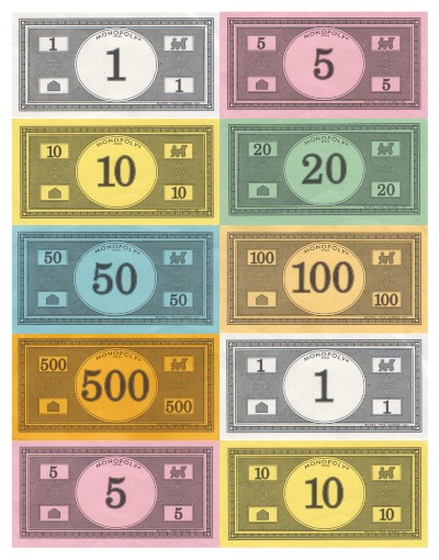 Monopoly money printable all denominations