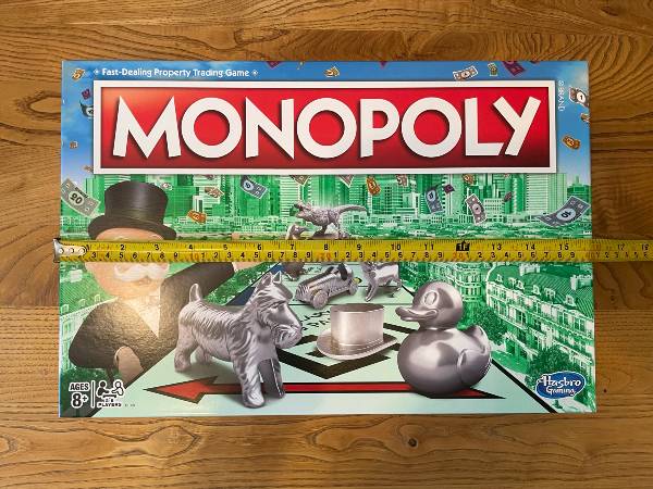 Monopoly box width