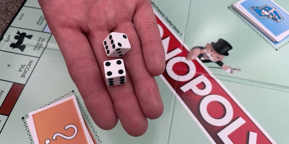 Monopoly dice