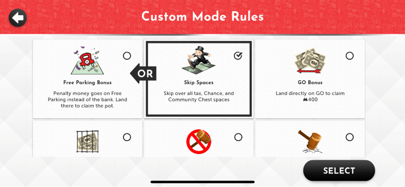 Custom Mode Rules