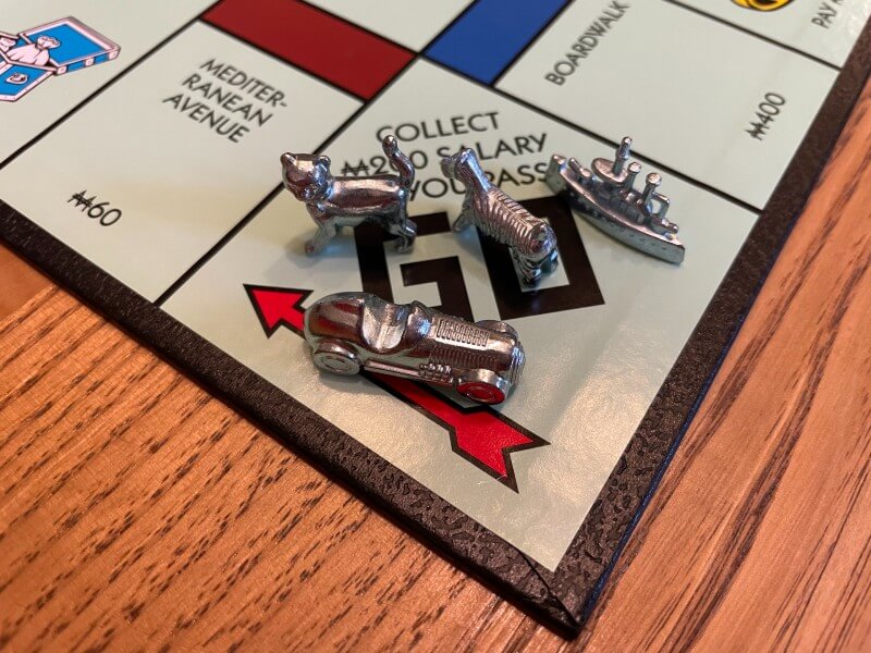 Monopoly tokens