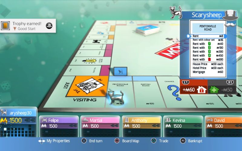 PS4 Monopoly game