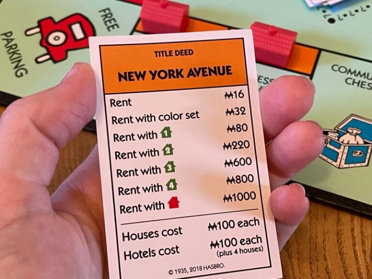 Buying Houses in Monopoly Rules You Need to Know