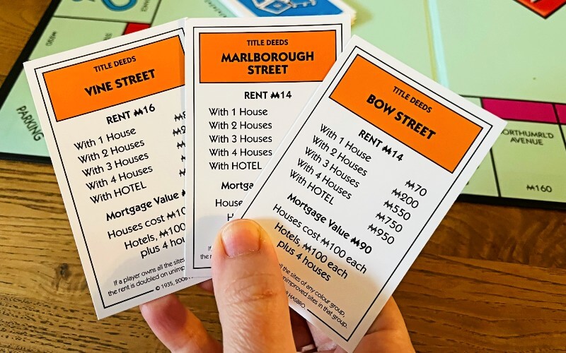 Monopoly streets