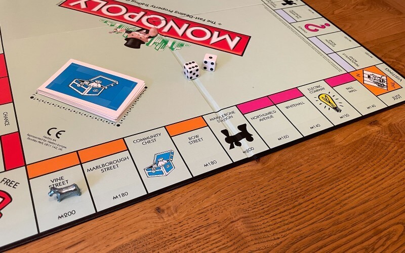 Monopoly orange colour set