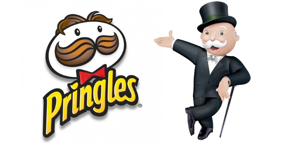 Pringles guy vs Monopoly guy