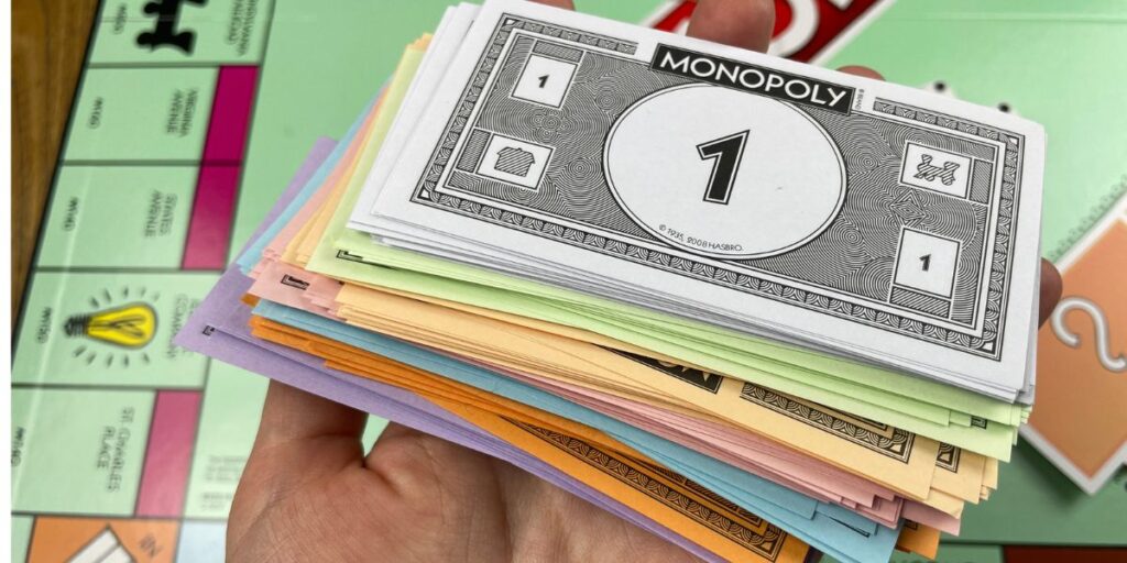 run out of money monopoly