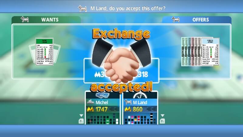 Monopoly Switch how to trade