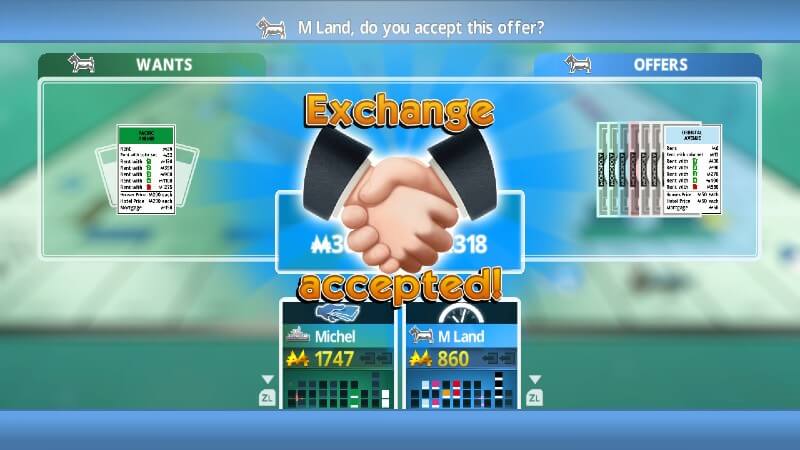 Trading in Monopoly