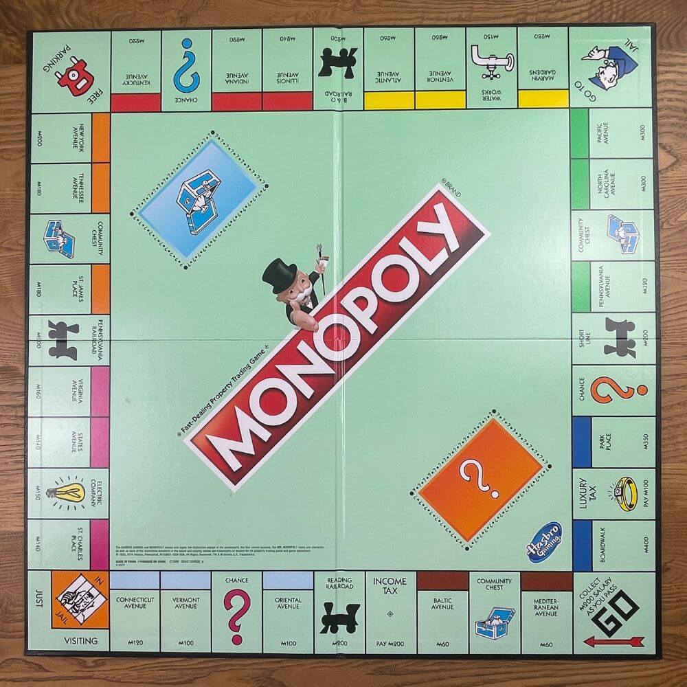 US Monopoly Board
