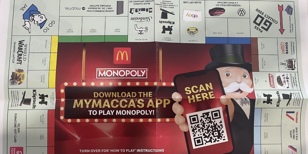 maccas monopoly