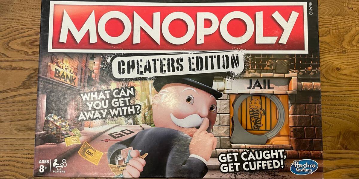 monopoly cheaters edition board game