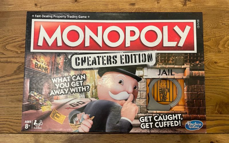 monopoly cheaters edition board game