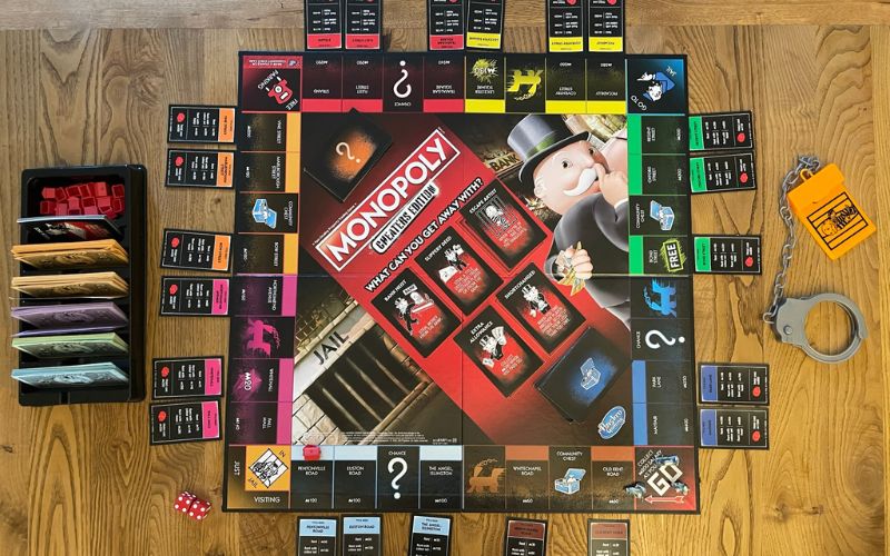 monopoly cheaters edition board game set