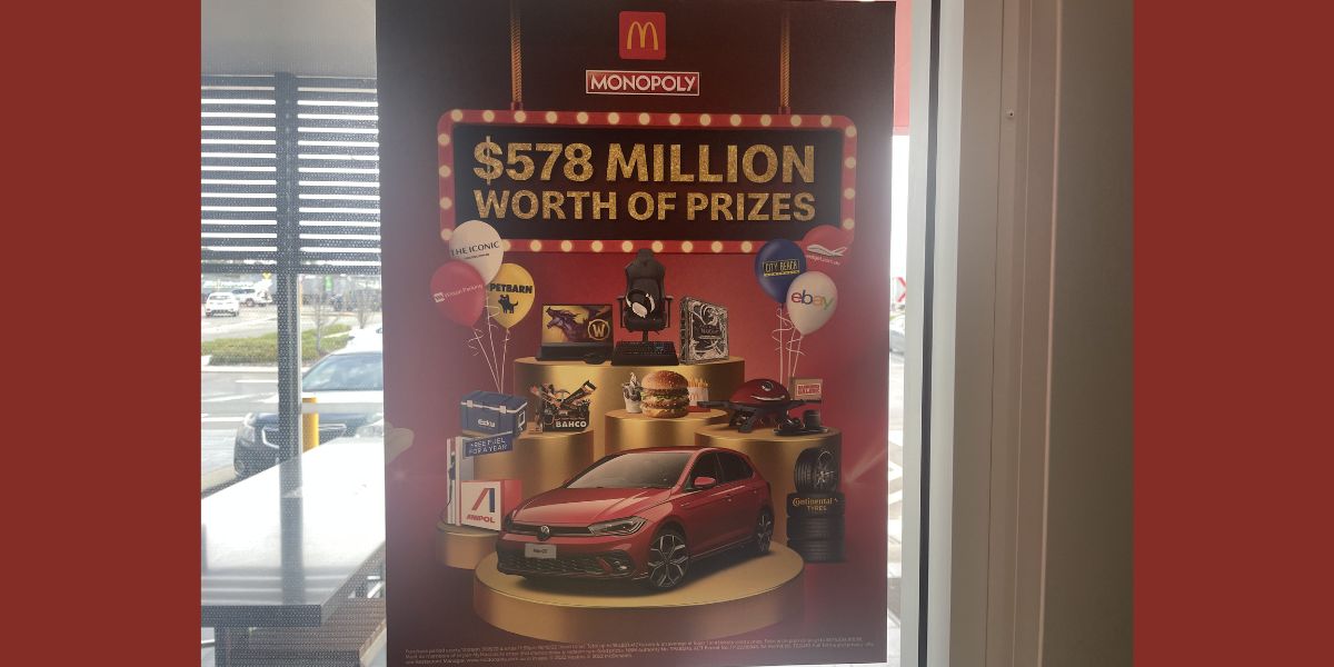 Maccas Monopoly Prizes (Australia 2022)