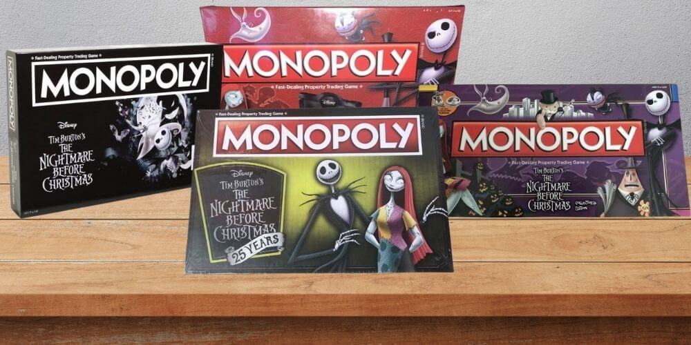 Nightmare Before Christmas Monopoly versions