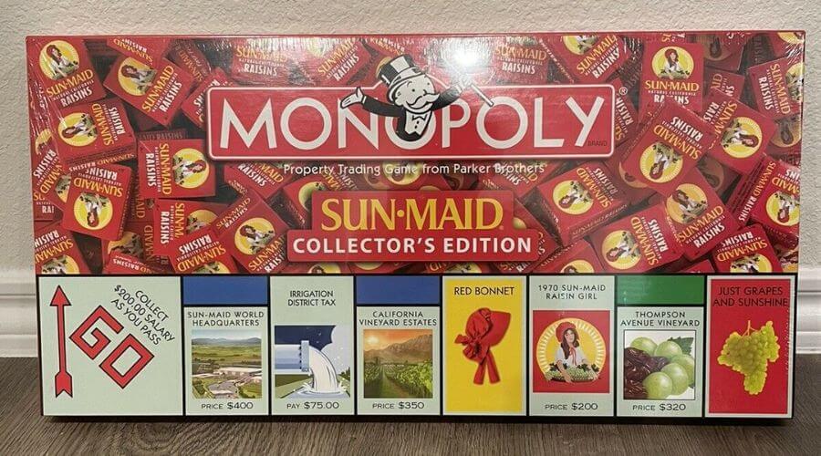 sun maid monopoly